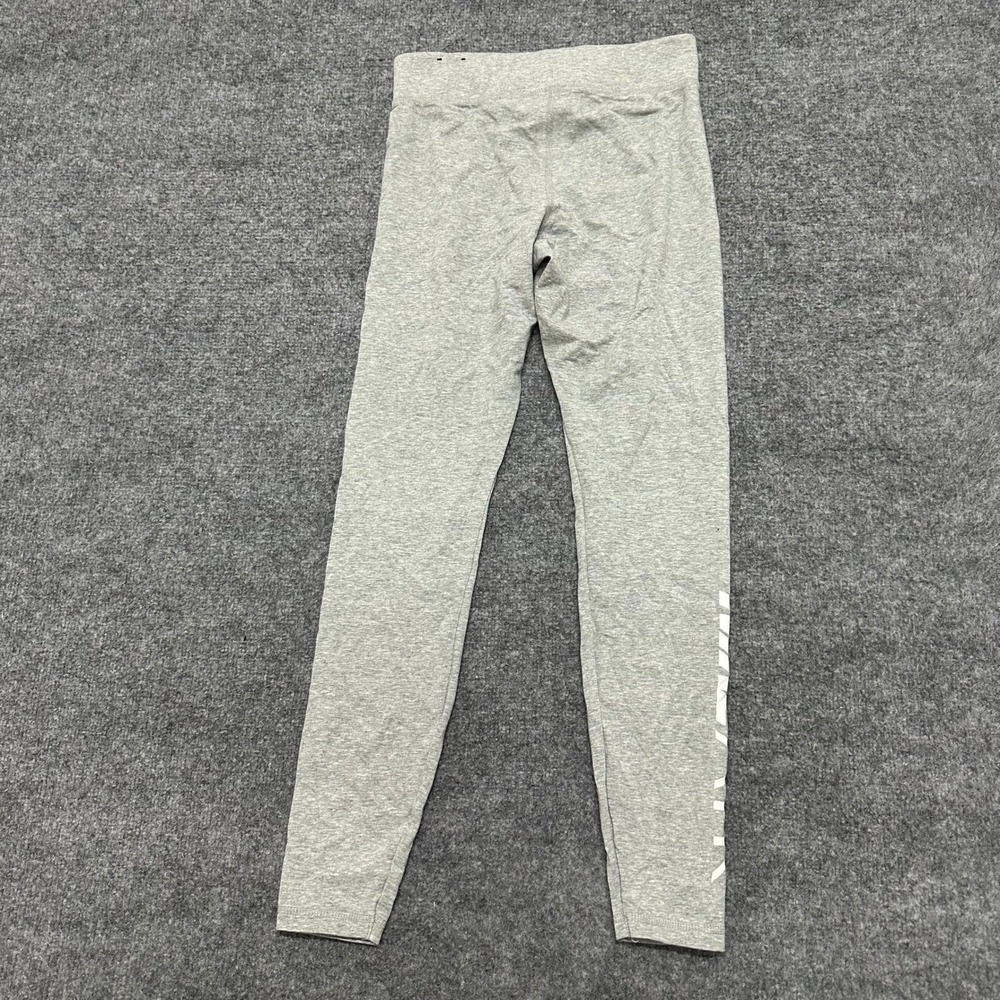 Nike Leggings Womens Size S Grey Air Graphic Cotton Blend Athletic Stretch Slim